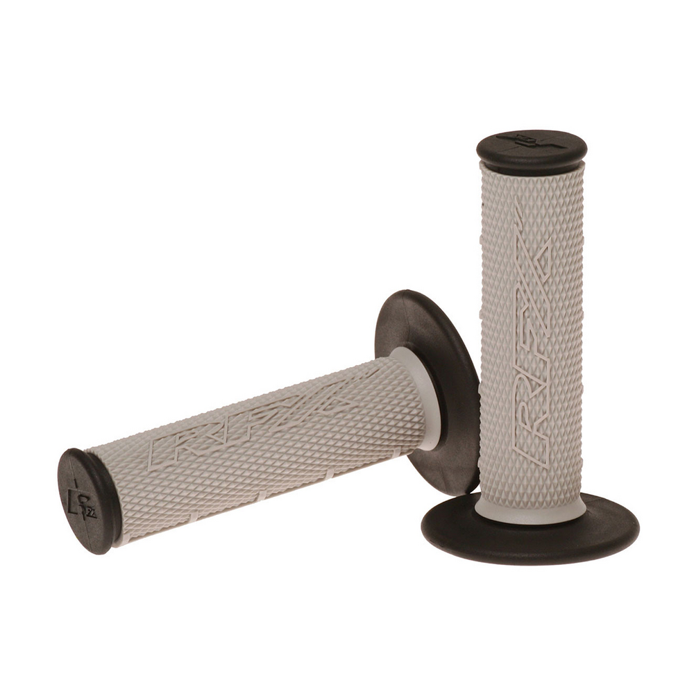 RFX DUAL COMPOUND GRIPS GREY WITH BLACK ENDS