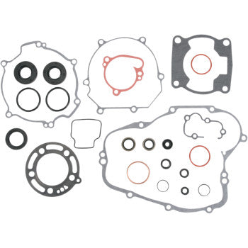 Moose Offroad Complete Gasket and Oil Seal Kit Motor Gasket Kit with Oil Seal - Kawasaki
