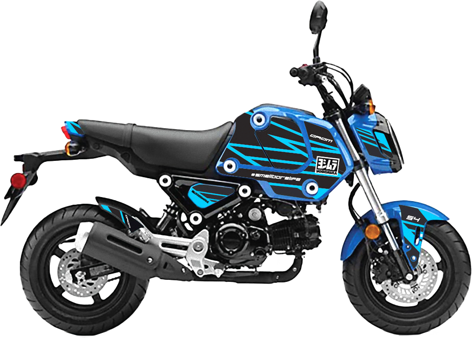 GRAPHIC KIT EDGE BLUE HON
