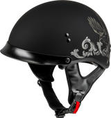 GMAX HH-65 Corvus Matte Black/Tan Helmet W/ Peak
