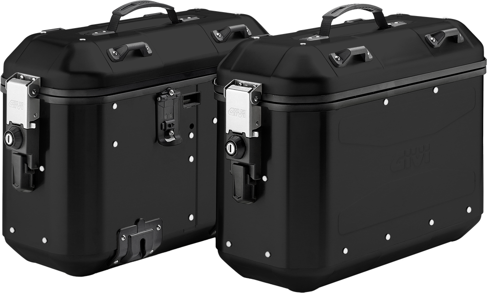 GIVI DOLOMITI MONOKEY SIDE CASE 36L BLACK PAIR
