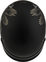 GMAX HH-65 Corvus Matte Black/Tan Helmet W/ Peak