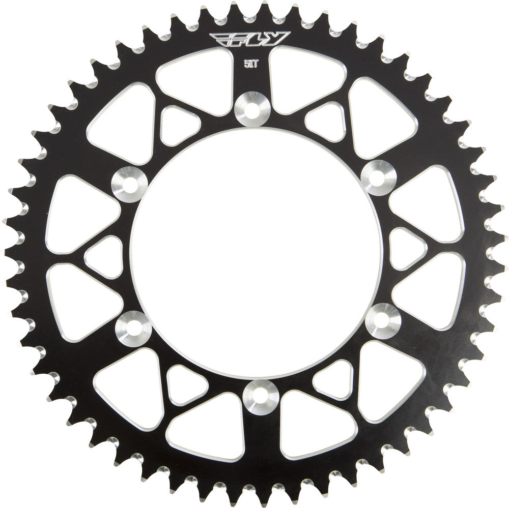 REAR SPROCKET ALUMINUM 51T-520 BLK HON/YAM
