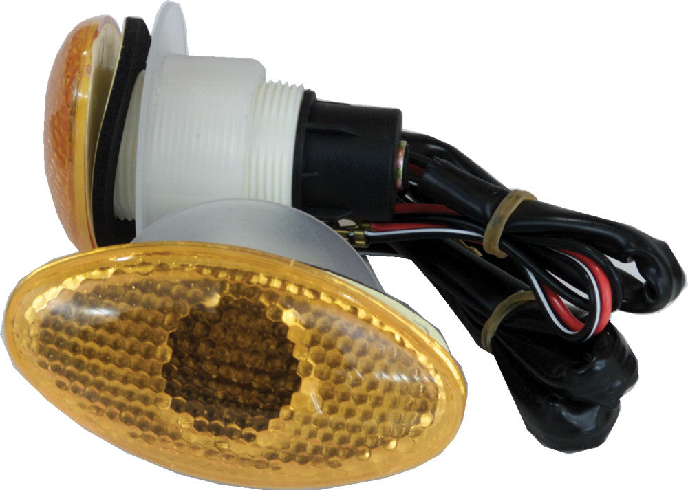 FIRE POWER CAT EYE SIDE MARKER LIGHT SET AMBER