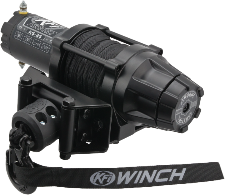 KFI 3500LB SYNTHETIC ASSUALT SERIES WINCH