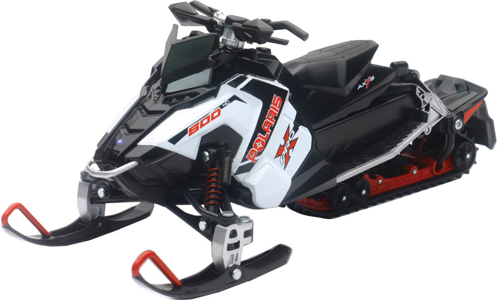 NEW-RAY REPLICA 1:16 SNOWMOBILE POLARIS PRO-X 800 WHITE