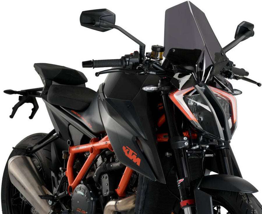 PUIG WINDSCREEN NAKED NEW GEN TOUR DARK SMOKE KTM