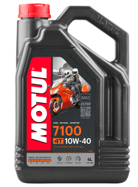 MOTUL 7100 SYNTHETIC OIL 10W40 4-LITER