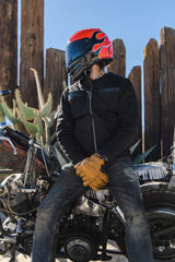 TORC Pomona Fire Red Black Helmet