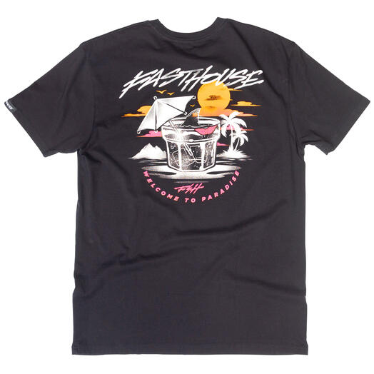 FastHouse HIDEOUT SS TEE BLACK SM - HIDEOUT SS TEE