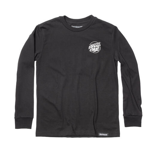 FastHouse YOUTH BURNER LS TEE BLACK SM - YOUTH BURNER LS TEE