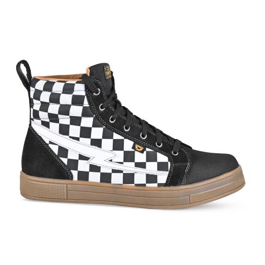 Cortech Mens Slayer Canvas Check Riding Shoes