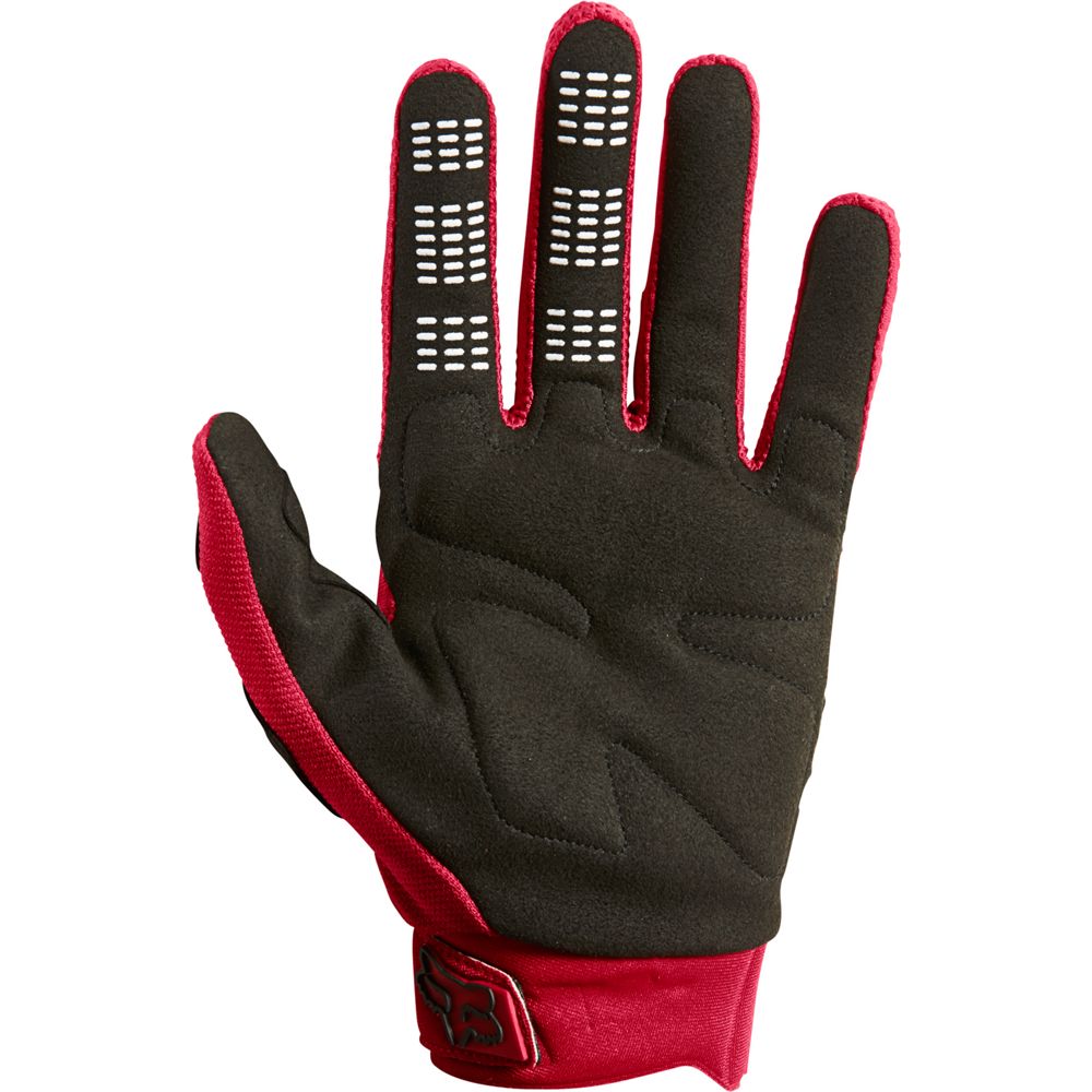 FOX RACING DIRTPAW FLO RED GLOVES