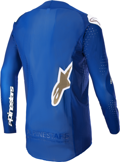ALPINESTARS SUPERTECH BRUIN JERSEY BLUE/BRUSHED GOLD