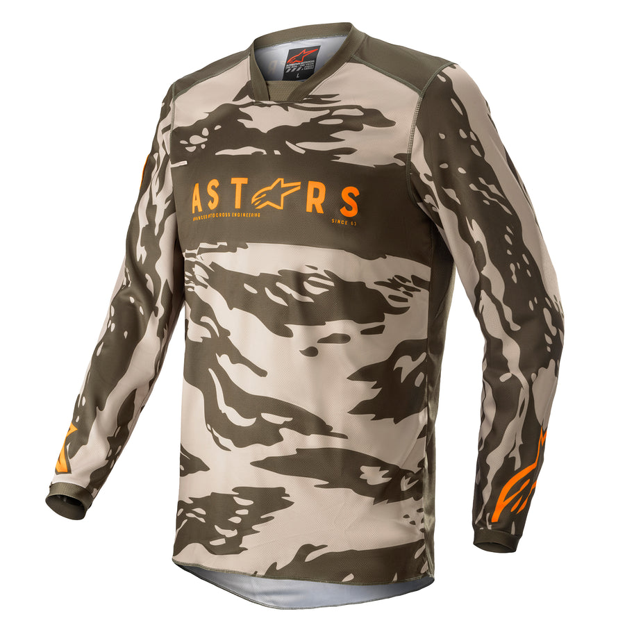 ALPINESTARS RACER TACTICAL JERSEY MLTRY/SAND CAMO/TANGE