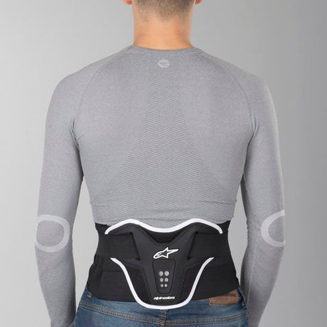 ALPINESTARS SATURN KIDNEY BELT BLACK/WHITE