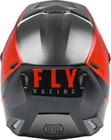 FLY RACING KINETIC STRAIGHT EDGE HELMET RED/BLACK/GREY