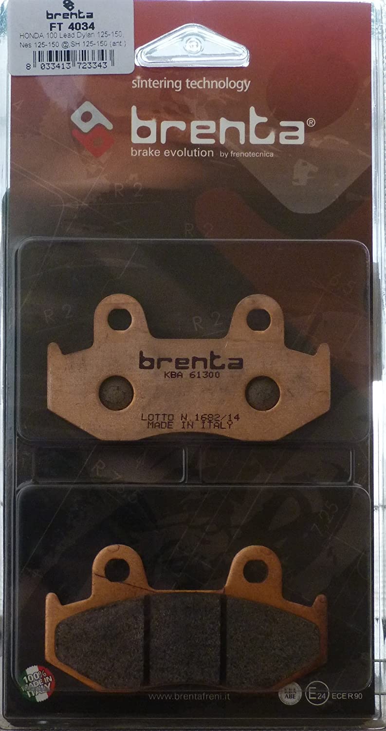 Brenta Moto Sintered Disc Brake Pads for Honda 100 Lead, SCV 110, CH 125 Spacy, Psi 150