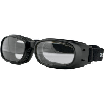 BOBSTER Piston Goggles - Matte Black - Clear