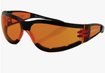 BOBSTER Shield II Sunglasses - Gloss Black - Amber
