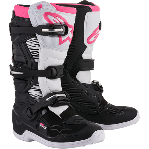 ALPINESTARS TECH 3 STELLA BOOTS BLACK/WHITE/PINK