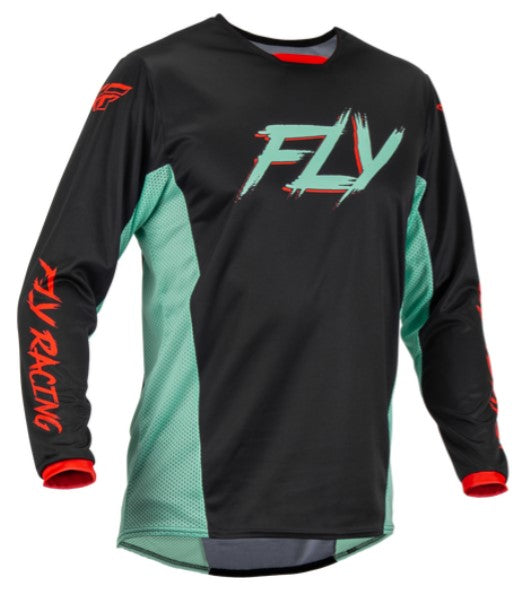 FLY RACING KINETIC S.E. RAVE JERSEY BLACK/MINT/RED