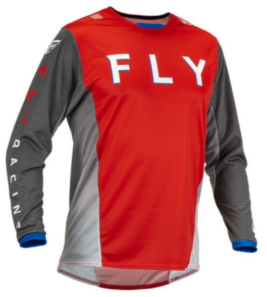 FLY RACING KINETIC KORE JERSEY RED/GREY