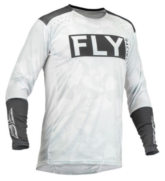 FLY RACING LITE L.E. STEALTH JERSEY WHITE/GREY