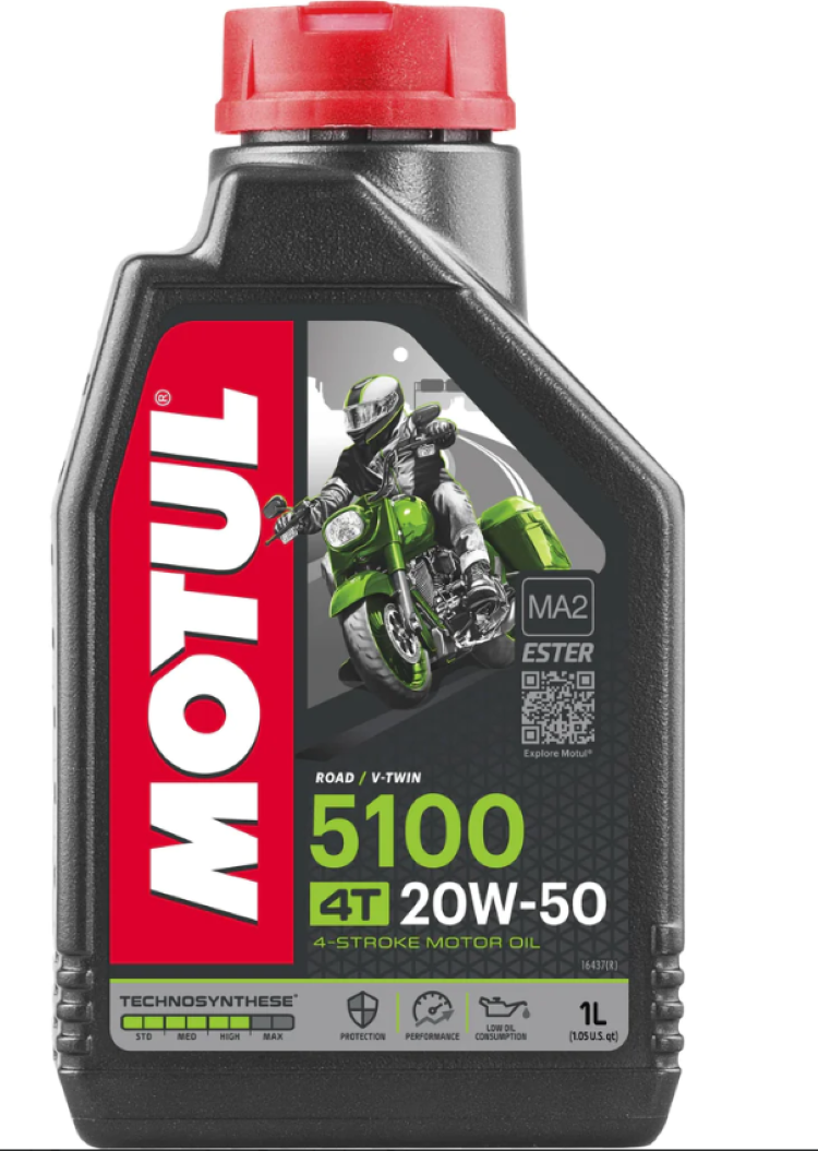 MOTUL 5100 4T 20W50 1-L 12/CASE