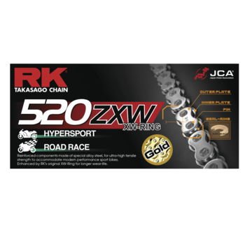 RK 520ZXW Chain 520 x 120, Gold