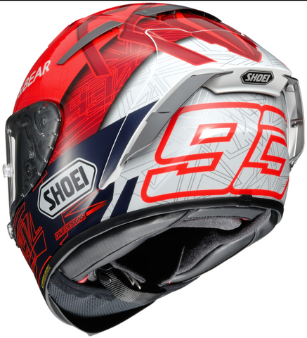 SHOEI X-14 MARQUEZ 6 RED TC-1 HELMET – Performance Moto Parts