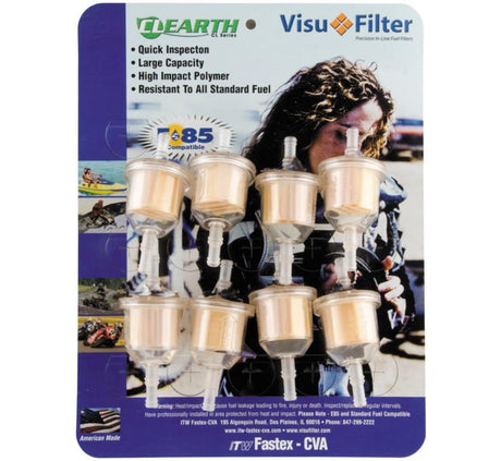 Visu-Filter Universal Inline Fuel Filter