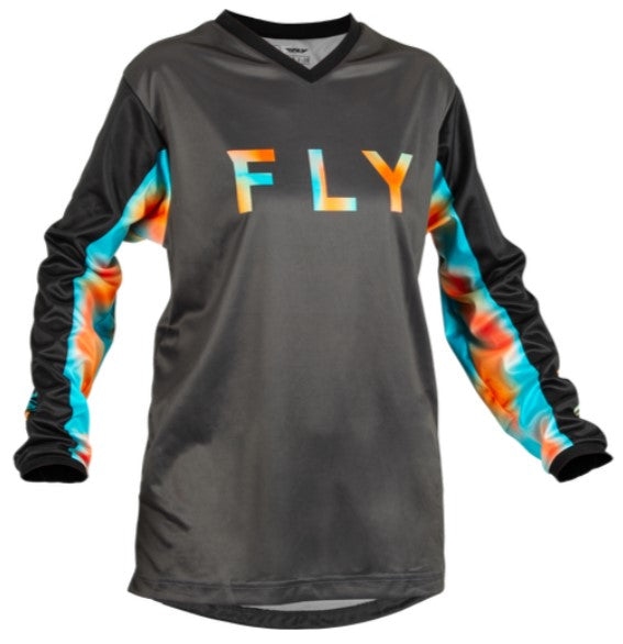 FLY RACING WOMEN'S F-16 JERSEY GREY/PINK/BLUE