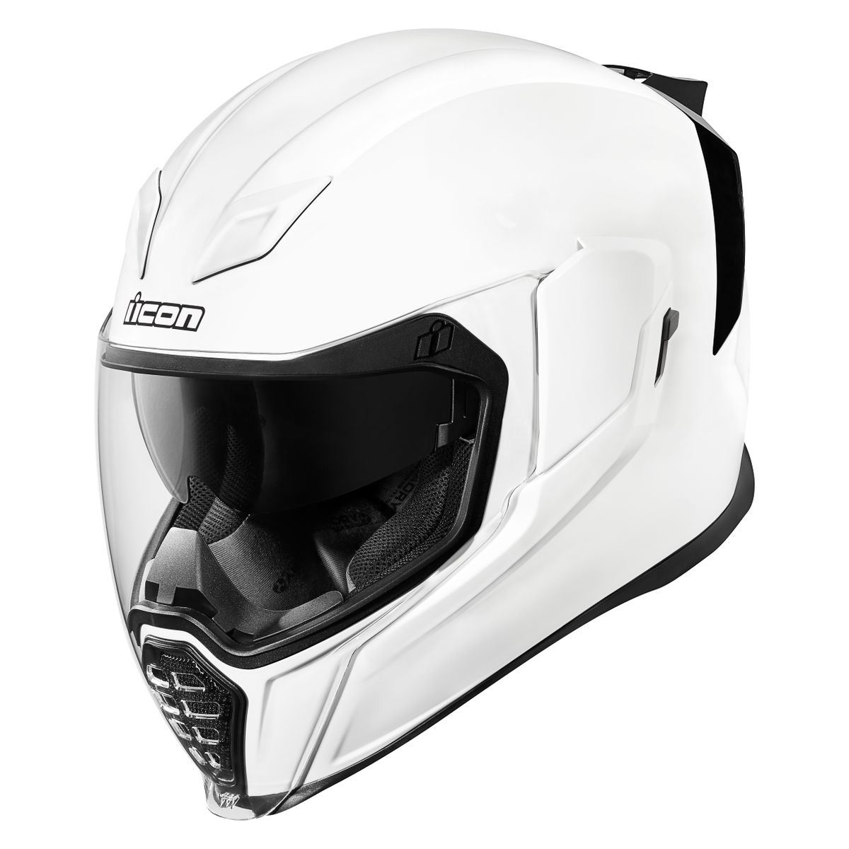ICON AIRFLITE WHITE GLOSS HELMET – Performance Moto Parts
