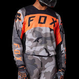 FOX 180 BNKR JERSEY GREY CAMO