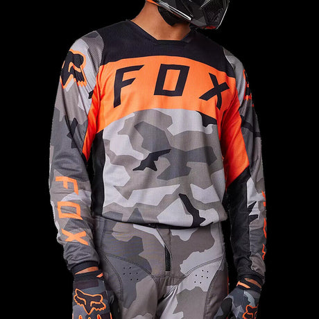 FOX 180 BNKR JERSEY GREY CAMO