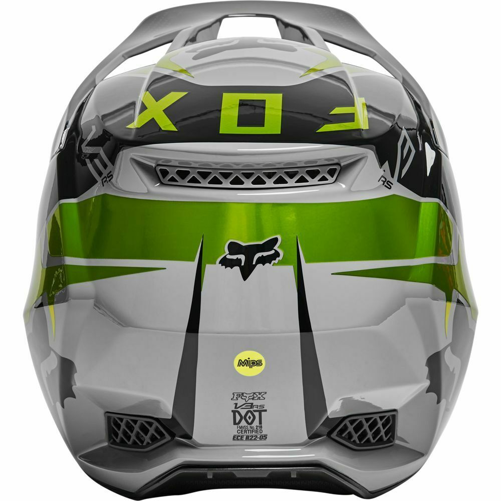 Fox Racing V3 RS Mirer Fluo Yellow Helmet – Performance Moto Parts