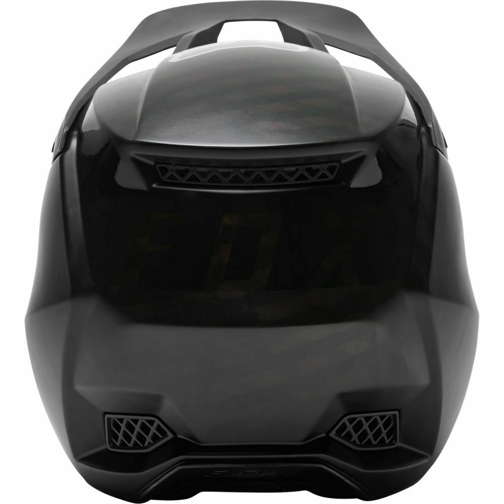FOX RACING V3 RS BLACK CARBON HELMET