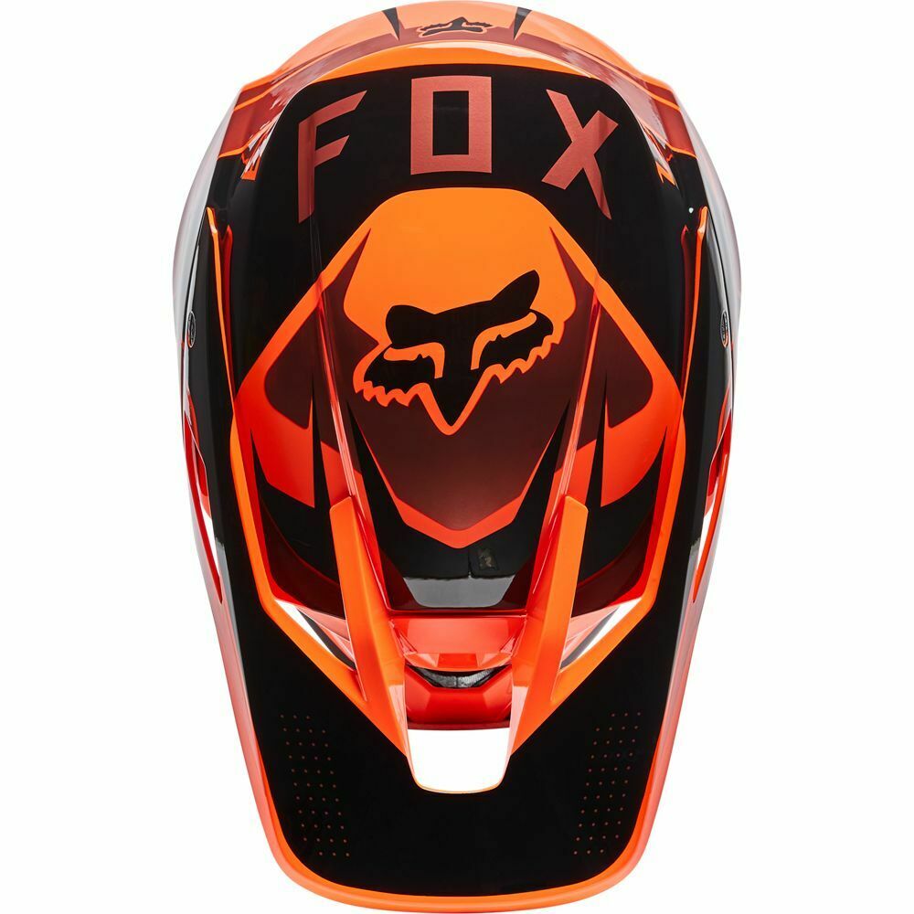 FOX RACING V3 RS MIRER FLO ORANGE HELMET