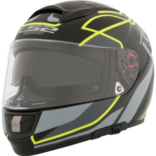 LS2 CITATION VANTAGE MT BLACK-YELLOW HELMET