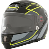 LS2 CITATION VANTAGE MATTE BLACK-YELLOW HELMET