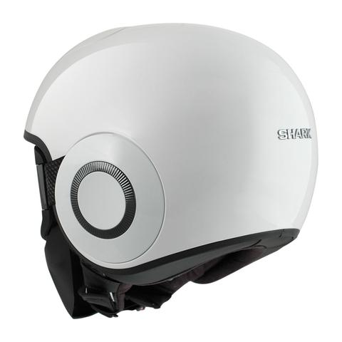 SHARK Street Drak White White Motorcycle Helmet, White, M : Amazon.com.be:  Automotive
