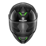 SHARK SKWAL 2 BLANK DOT BLACK HELMET